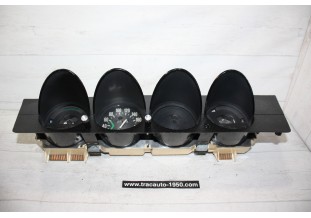 COMBINE BLOC COMPTEUR 4 CADRANS JAEGER 12V...RENAULT R15 R17