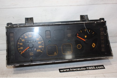 COMBINE BLOC COMPTEUR 12V INCOMPLET JAEGER 200km/h...RENAULT R9 R11