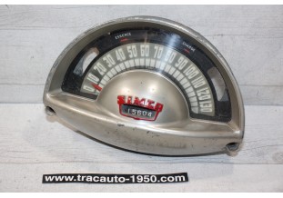 COMBINE BLOC COMPTEUR 12V JAEGER 61680 130km/h...SIMCA ARONDE 9 av 1956 voir descriptif