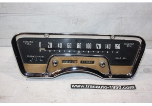 COMBINE BLOC COMPTEUR 12v ED VEGLIA 160km/h...SIMCA ARONDE P60 OCEANE