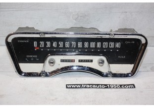COMBINE BLOC COMPTEUR 12V ED VEGLIA 140km/h...SIMCA ARONDE P60 12V