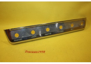 PLAQUE ALU DE TABLEAU DE BORD POUR INTERRUPTEURS...SIMCA ARONDE 9