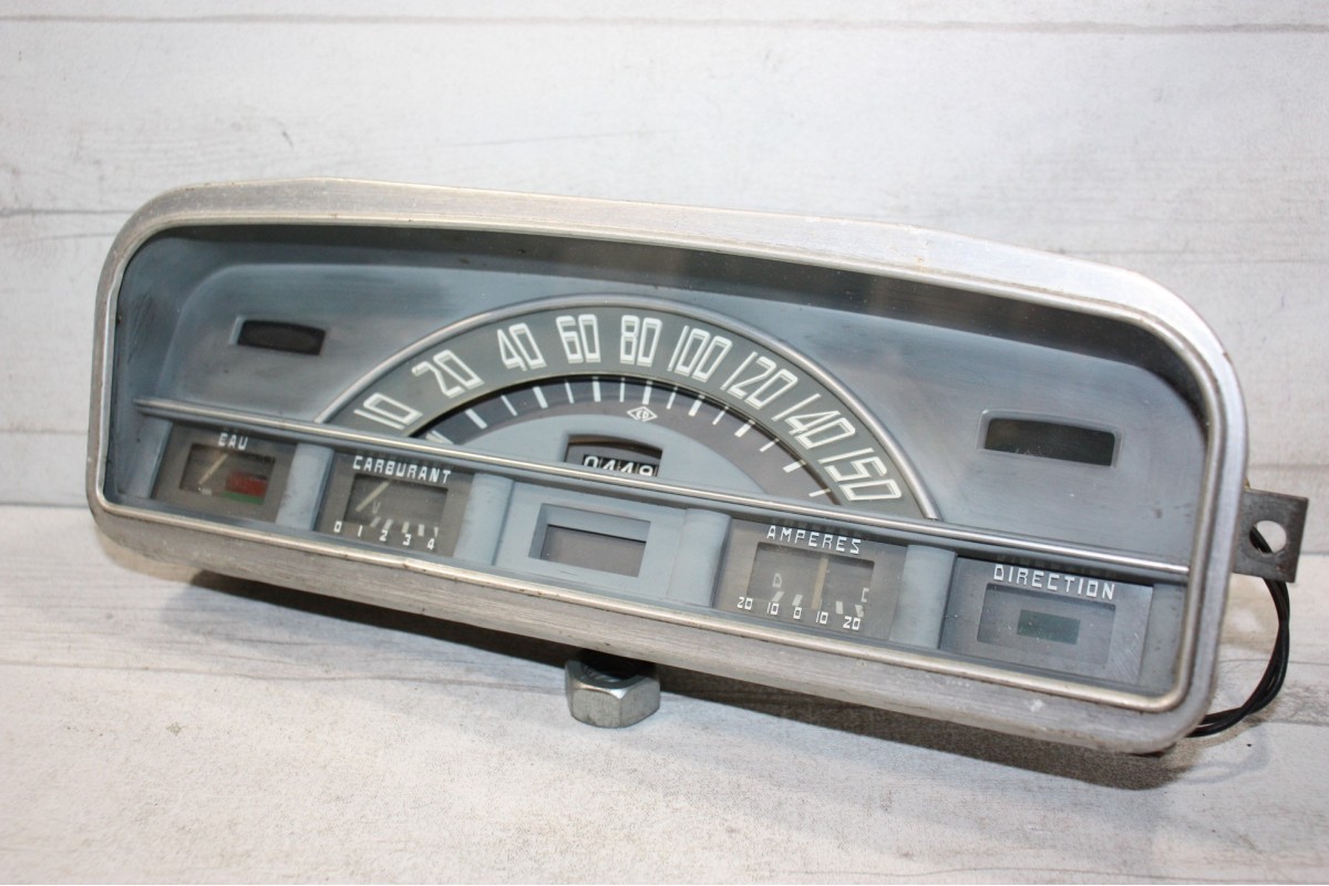 COMBINE BLOC COMPTEUR 12V ED VEGLIA 150km/h...PEUGEOT 403