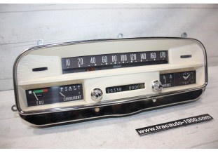 TABLEAU DE BORD 12V JAEGER 170km/h...PEUGEOT 404 1960/66