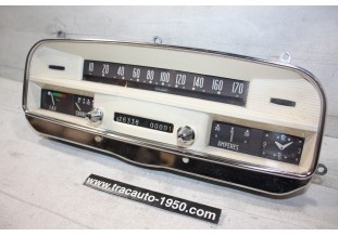 TABLEAU DE BORD 12V JAEGER 170km/h...PEUGEOT 404 1960/66