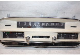 TABLEAU DE BORD 12V JAEGER 170km/h...PEUGEOT 404 1960/66