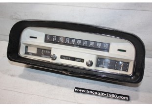 TABLEAU DE BORD 12V JAEGER 170km/h INCOMPLET...PEUGEOT 404 1960/66