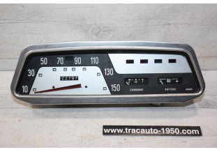 COMBINE BLOC COMPTEUR 12V JAEGER 150km/h...PEUGEOT 204 Premiers modèles