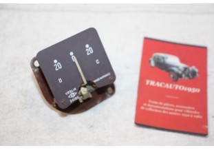 AMPEREMETRE POUR TABLEAU DE BORD ED VEGLIA 170km/h...PEUGEOT 404 1960/66