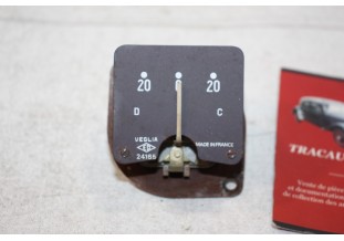 AMPEREMETRE POUR TABLEAU DE BORD ED VEGLIA 170km/h...PEUGEOT 404 1960/66