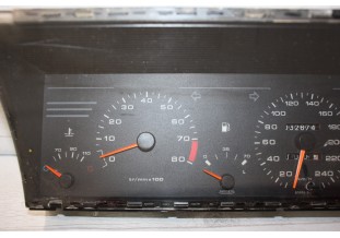 COMBINE BLOC COMPTEUR JAEGER 240km/h...PEUGEOT 405 Mi16  1987/92
