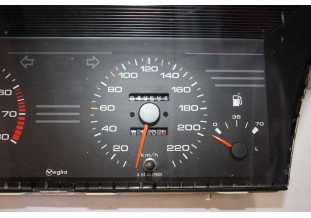 COMBINE BLOC COMPTEUR 12V VEGLIA 09032649904 220km/h...PEUGEOT 405 phase 1 Essence