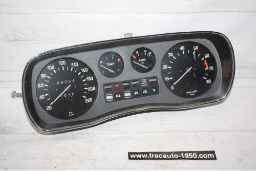 COMBINE BLOC COMPTEUR VDO 12V 4 CADRANS 220km/h...BMW E3 1968/77