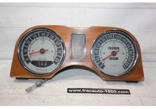 COMBINE BLOC COMPTEUR 12V JAEGER 220km/h...ALFA ROMEO 2000 BERLINE