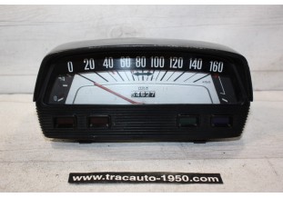 COMBINE BLOC COMPTEUR 12V VEGLIA BORLETTI 160km/h...FIAT 850 SPECIAL