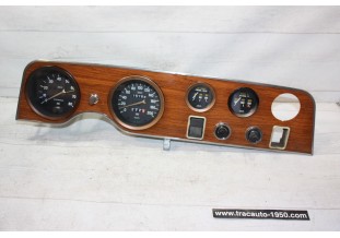 TABLEAU DE BORD COMBINE COMPTEUR 12V VEGLIA BORLETTI 200km/h...FIAT 124 SPORT COUPE SERIE 1