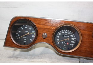 TABLEAU DE BORD COMBINE COMPTEUR 12V VEGLIA BORLETTI 200km/h...FIAT 124 SPORT COUPE SERIE 1
