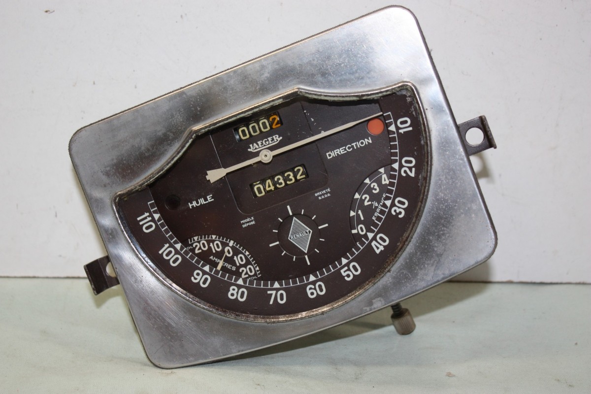 BLOC COMPTEUR JAEGER 6V...RENAULT JUVAQUATRE - Tracauto1950