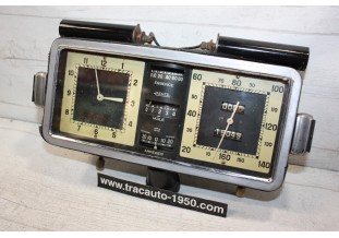 TABLEAU DE BORD CENTRAL 12V JAEGER 160km/h...HOTCHKISS 686 GS