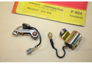 KIT RUPTEURS/CONDENSATEUR P604 POUR ALLUMEURS PARIS-RHONE...404 504 R4 R5 R12