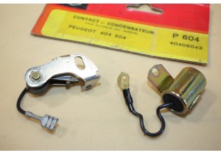 KIT RUPTEURS/CONDENSATEUR P604 POUR ALLUMEURS PARIS-RHONE...404 504 R4 R5 R12