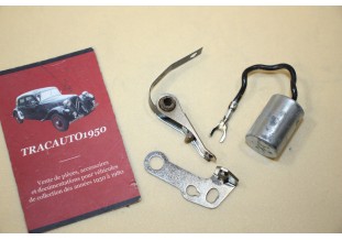KIT RUPTEURS/CONDENSATEUR M432/420 POUR ALLUMEURS MARELLI...CX 2000 2200 FIAT 128