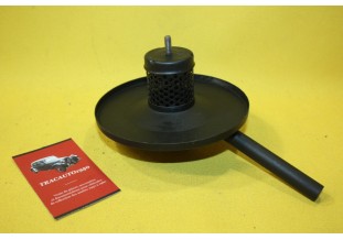 SUPPORT AVEC CREPINE DE BOITIER DE FILTRE A AIR LAUTRETTE Ø 160mm...CITROEN 2CV AZ