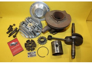 LOT DE PIECES MOTEUR VILLIERS TYPE S6V...MONET GOYON 125cm3