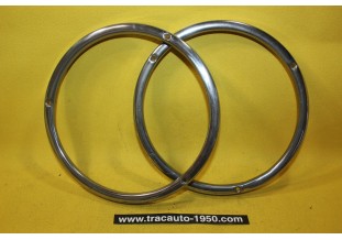 PAIRE DE CERCLAGES DE PHARES Ø 185mm...OPEL FORD VW AUDI