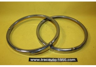 PAIRE DE CERCLAGES DE PHARES Ø 185mm...OPEL FORD VW AUDI