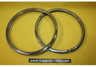 PAIRE DE CERCLAGES DE PHARES Ø 185mm...OPEL FORD VW AUDI
