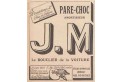 PAIRE D'AMORTISSEURS DE PARE CHOC AVANT J.M. 1450...AUTOS AVANT GUERRE