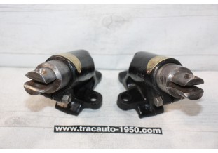 PAIRE D'AMORTISSEURS DE PARE CHOC AVANT J.M. 1450...AUTOS AVANT GUERRE