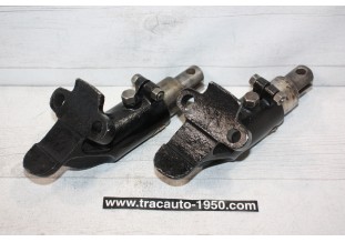 PAIRE D'AMORTISSEURS DE PARE CHOC AVANT J.M. 1450...AUTOS AVANT GUERRE
