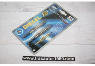 JEU DE 2 BOUGIES DE PRECHAUFFAGE BERU 0100226372 GN017...ALFA ROMEO FIAT voir descriptif
