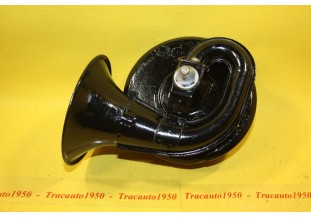 AVERTISSEUR 6V KLAXON JERICHO STANDARD Ø 125mm...AUTOS ANCIENNES COLLECTION