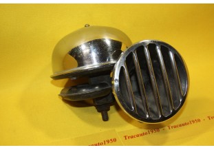 AVERTISSEUR 6V KLAXON JERICHO Ø 125mm...AUTOS ANCIENNES COLLECTION