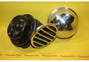 AVERTISSEUR 6V KLAXON JERICHO Ø 125mm...AUTOS ANCIENNES COLLECTION