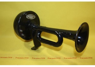 KLAXON 12V SANOR type F6 G Ø 128mm...AUTOS ANCIENNES COLLECTION