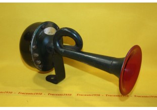KLAXON 6V SANOR type AM  L/300mm...AUTOS ANCIENNES COLLECTION