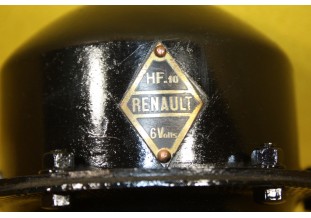 KLAXON 6V RENAULT HF 10 L/340mm...RENAULT AVANT GUERRE