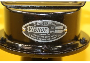 KLAXON 12V UNIS FRANCE VIBROR X L/205mm...AUTOS ANCIENNES COLLECTION