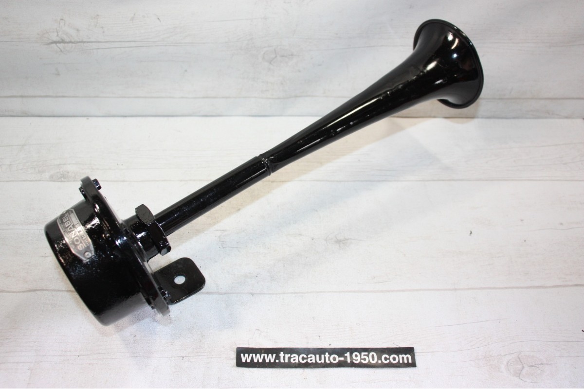 TROMPE DE KLAXON SONABEL type BAD L/390mm...AUTOS ANCIENNES COLLECTION