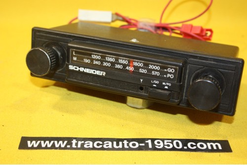 AUTORADIO SCHNEIDER SX 12V..AUTOS VINTAGE COLLECTION