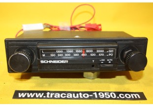 AUTORADIO SCHNEIDER SX 12V..AUTOS VINTAGE COLLECTION