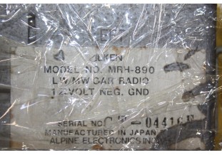 AUTORADIO ALPINE ALKEN MRH-890 12V..HONDA PRELUDE