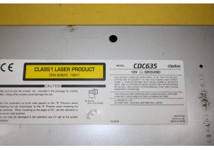 CHARGEUR DE CD CLARION CDC 635 12V pour COFFRE...AUTOS DIVERS