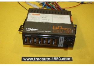 EQUALIZER AMPLIFICATEUR STEREO GELHARD GXV 318 12V...AUTOS VINTAGE COLLECTION
