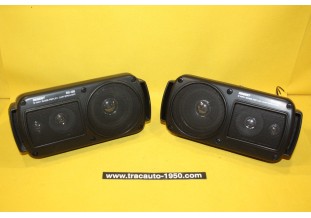 PAIRE DE HAUTS PARLEURS REGENT RX 100 3 VOIES pour AUTORADIO...AUTOS VINTAGE COLLECTION