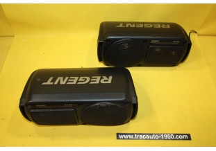PAIRE DE HAUTS PARLEURS REGENT RX 100 3 VOIES pour AUTORADIO...AUTOS VINTAGE COLLECTION